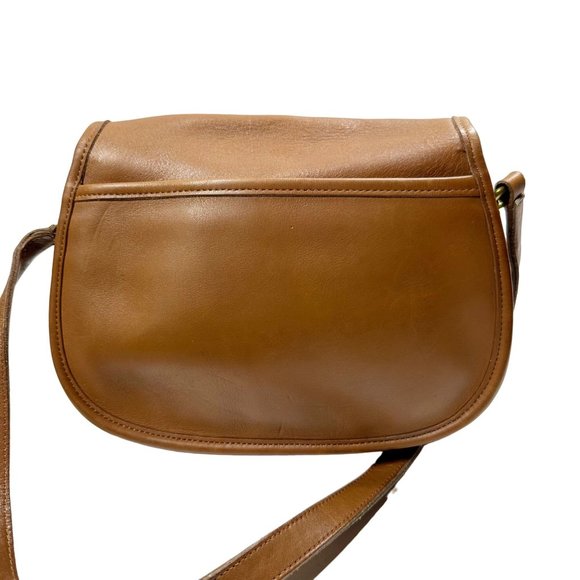Coach Vintage Prairie Bag 9954 Crossbody Shoulder Bag in British Tan Leather - Picture 4 of 16